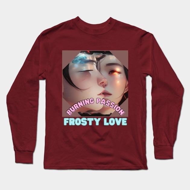 Burning passion, Frosty Love (anime relationship) Long Sleeve T-Shirt by PersianFMts